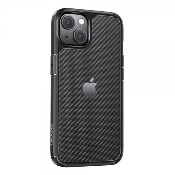 iPhone 13 Mini Kuori Hiilikuiturakenne Musta
