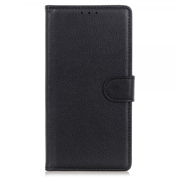 iPhone 13 Pro Kotelo Litchi Raven Black