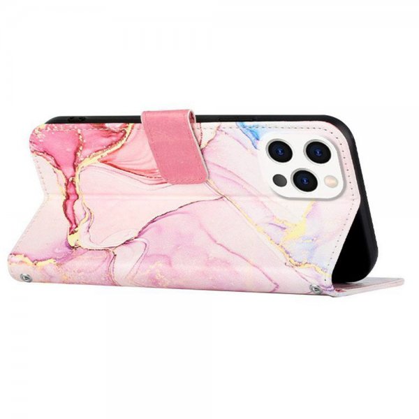 iPhone 13 Pro Kotelo Marmori Ruusukulta