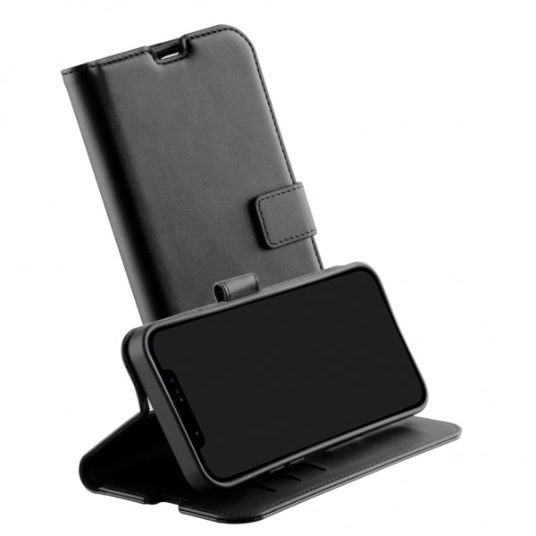 iPhone 13 Pro Max Kotelo Classic Wallet Musta