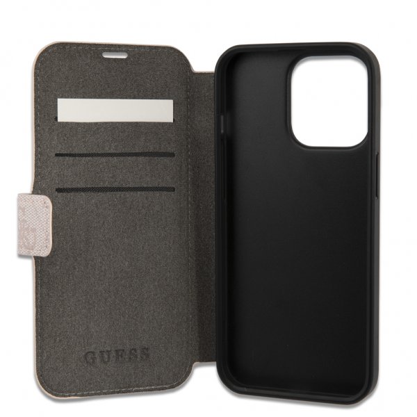 iPhone 13 Pro Max Kotelo Metal Logo Vaaleanpunainen