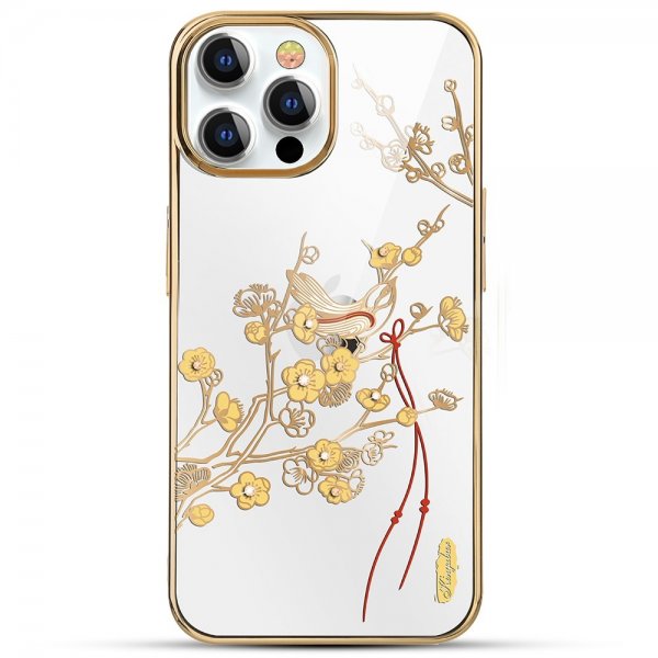 iPhone 13 Pro Max Kuori Kukkakuvio Keltainen