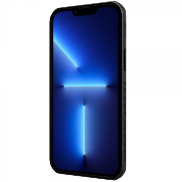 iPhone 13 Pro Max Kuori Frosted Shield MagSafe Musta