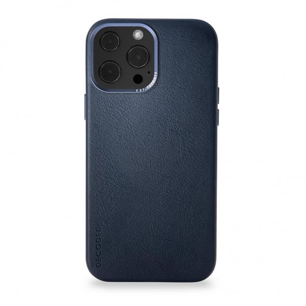 iPhone 13 Pro Max Kuori Leather Backcover Matte Navy