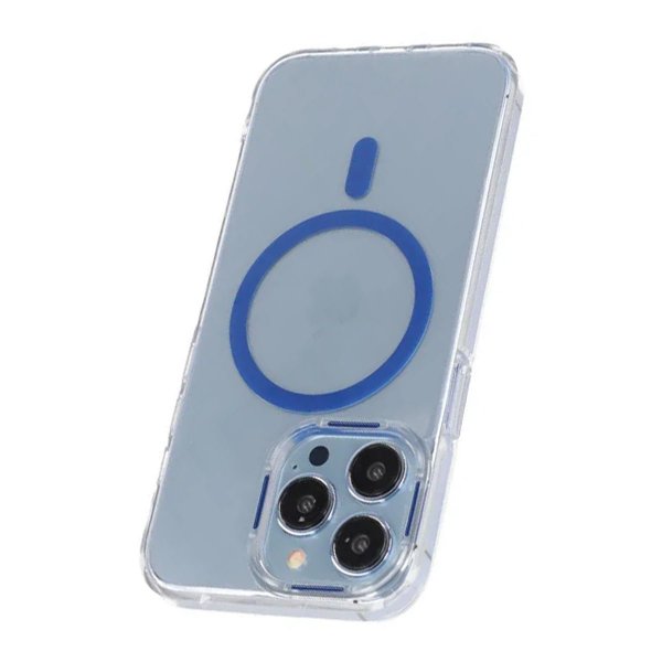 iPhone 13 Pro Max Kuori TPU MagSafe Sininen