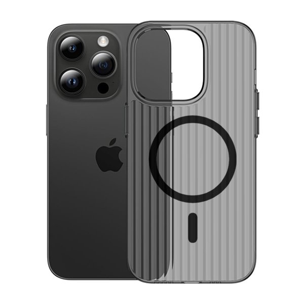 iPhone 13 Pro Kuori Aaltolevy MagSafe Musta