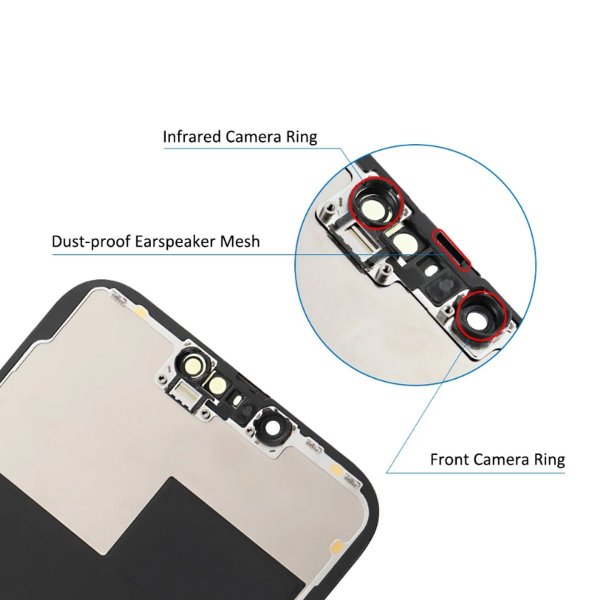 iPhone 13 Pro OLED Näyttö - Musta (otettu uudesta iPhonesta)