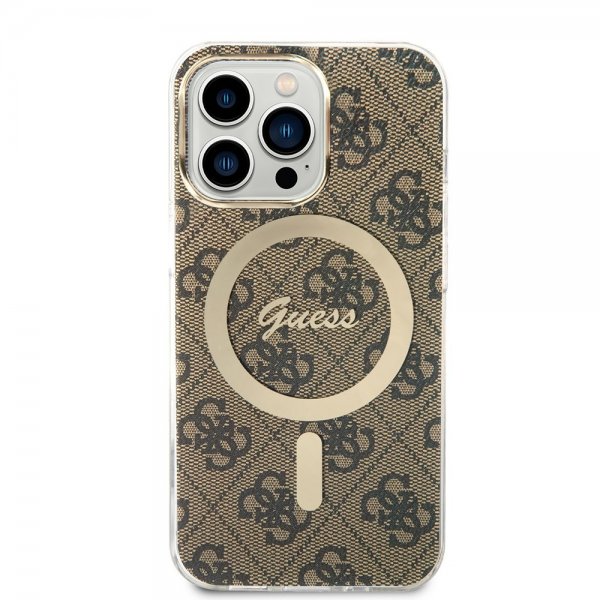 iPhone 13 Pro Kuori 4G Pattern MagSafe Ruskea