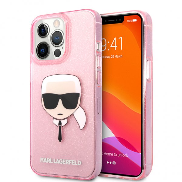 iPhone 13 Pro Kuori Full Glitter Vaaleanpunainen