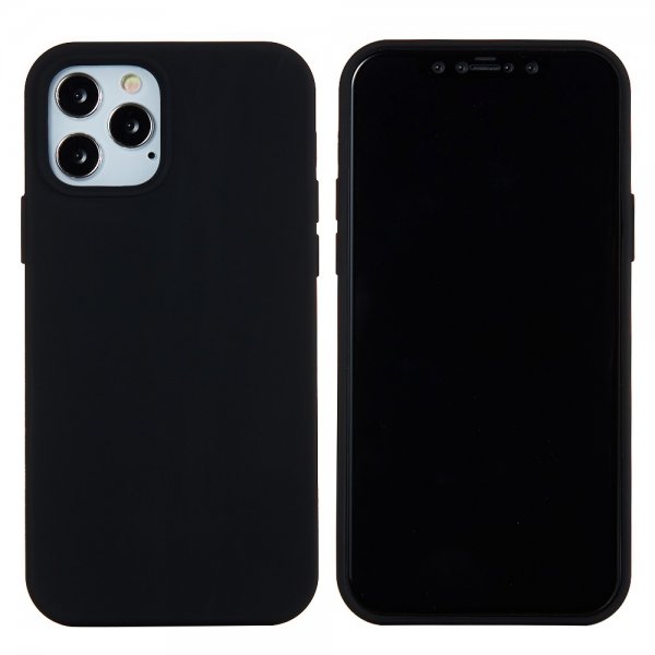 iPhone 13 Pro Kuori Liquid Silicone Musta