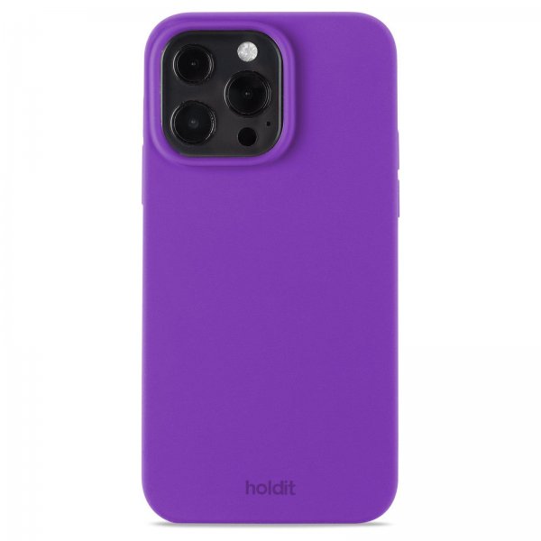 iPhone 13 Pro Kuori Silikoni Bright Purple