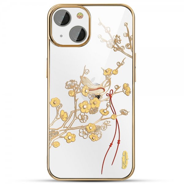 iPhone 13 Kuori Kukkakuvio Keltainen