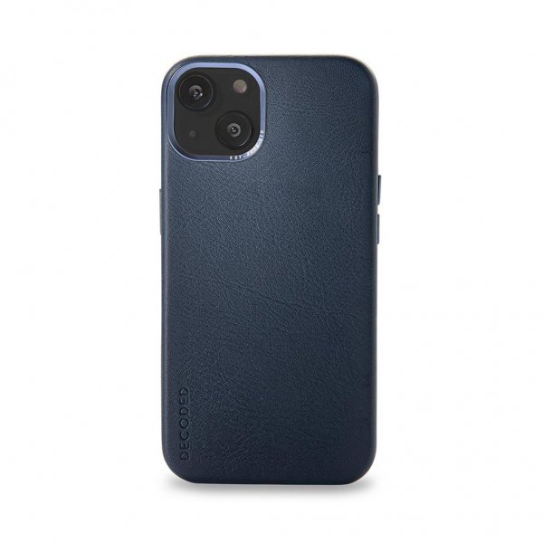 iPhone 13 Kuori Leather Backcover Matte Navy