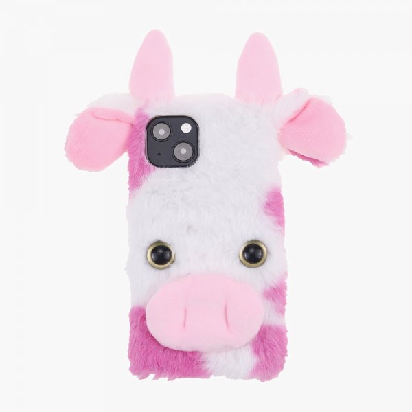 iPhone 13 Kuori Pehmo Lehmä Valkoinen