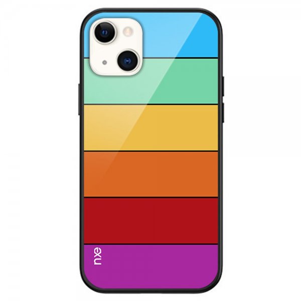 iPhone 13 Kuori Rainbow Series Violetti