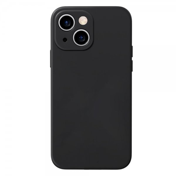 iPhone 13 Kuori Silikoni MagSafe Musta