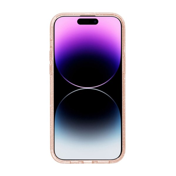 iPhone 13/iPhone 14 Kuori Glitter MagSafe Kulta
