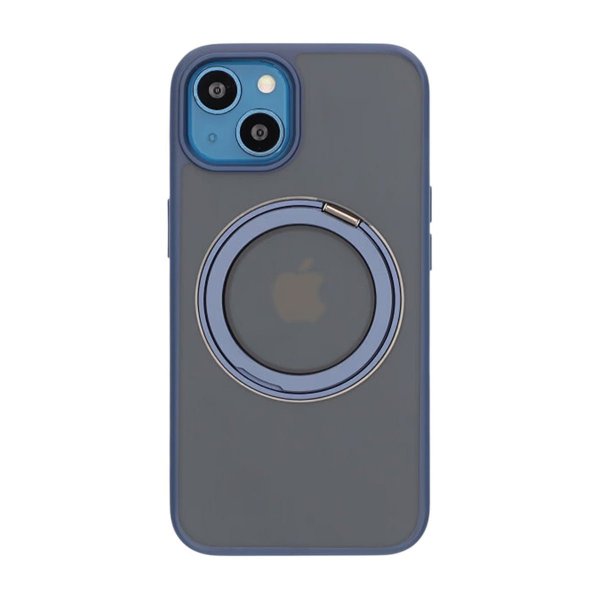 iPhone 13/iPhone 14 Kuori Kiertää Telinetoiminto Sininen
