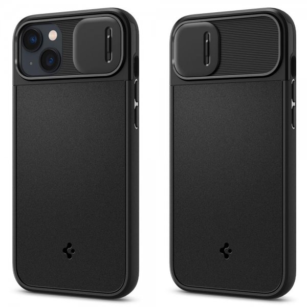 iPhone 14 Plus Kuori Optik Armor MagFit Musta