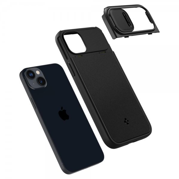 iPhone 14 Plus Kuori Optik Armor MagFit Musta