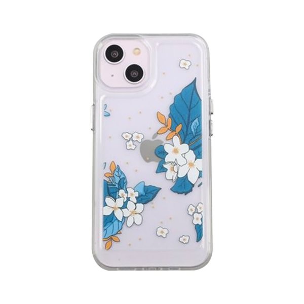 iPhone 14 Kuori Aihe Sininen Puun Lehti
