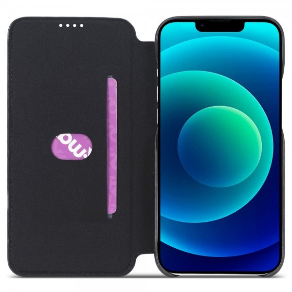 iPhone 14 Plus Kotelo Flip Musta