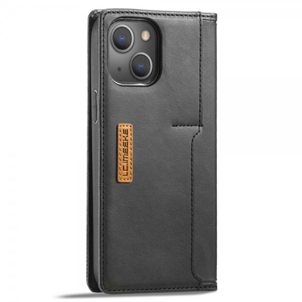 iPhone 14 Plus Kotelo Korttitasku Ulkopuoli Musta