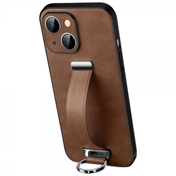 iPhone 14 Plus Kuori Fashion Series Ruskea