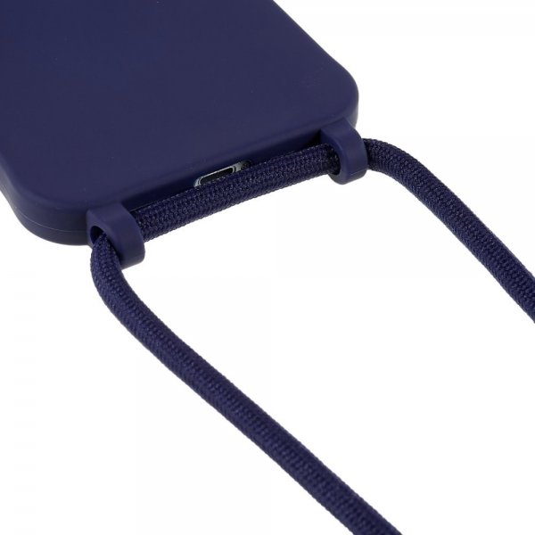 iPhone 14 Plus Kuori Hihnalla Sininen