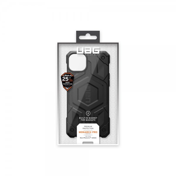 iPhone 14 Plus Kuori Monarch Pro MagSafe Musta