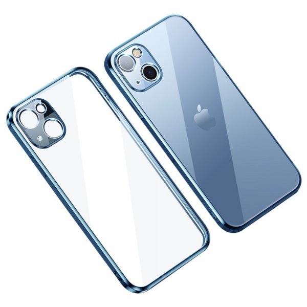 iPhone 14 Plus Kuori Pinnoitettu reuna Sininen