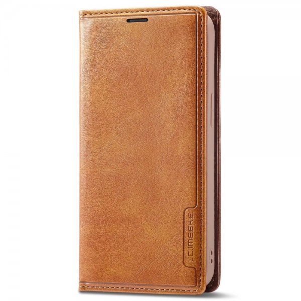 iPhone 14 Pro Kotelo Korttitasku Ulkopuoli Ruskea