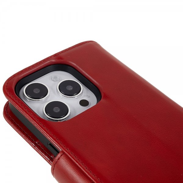 iPhone 14 Pro Kotelo MagLeather Poppy Red