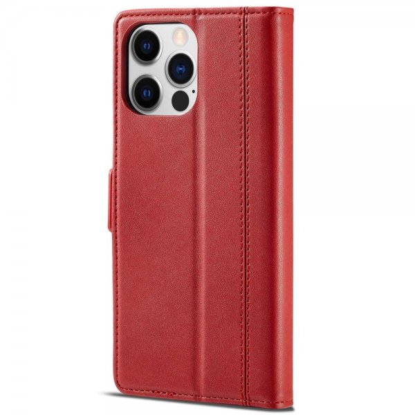 iPhone 14 Pro Kotelo Korttitaskulla Punainen