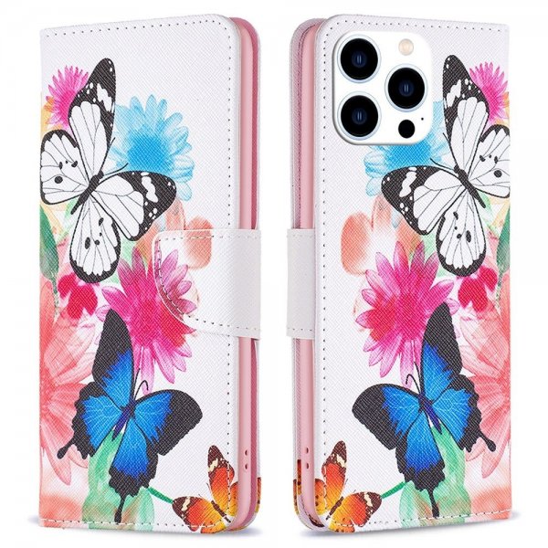 iPhone 14 Pro Fodral Motiv Två Fjärilar