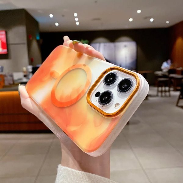 iPhone 14 Pro Kuori Kuvio Oranssi