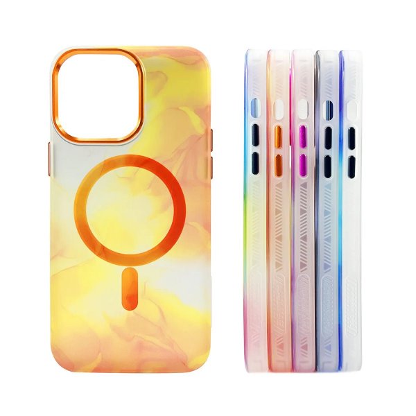 iPhone 14 Pro Kuori Kuvio Oranssi