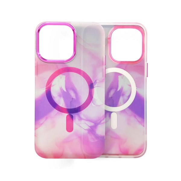 iPhone 14 Pro Kuori Kuvio Vaaleanpunainen
