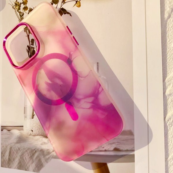 iPhone 14 Pro Kuori Kuvio Vaaleanpunainen