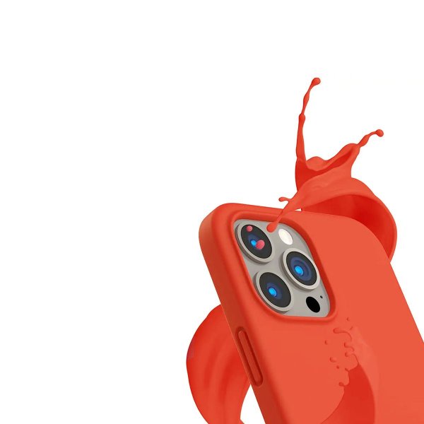 iPhone 14 Pro Max Kuori Silikoni Vaaleanpunainen