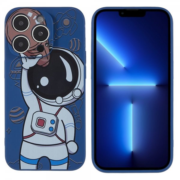 iPhone 14 Pro Max Kuori Astronaut Sininen Ruskea