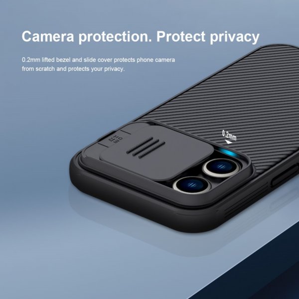 iPhone 14 Pro Max Kuori CamShield Pro Musta