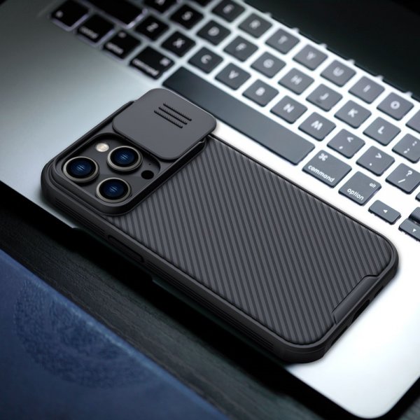 iPhone 14 Pro Max Kuori CamShield Pro Musta