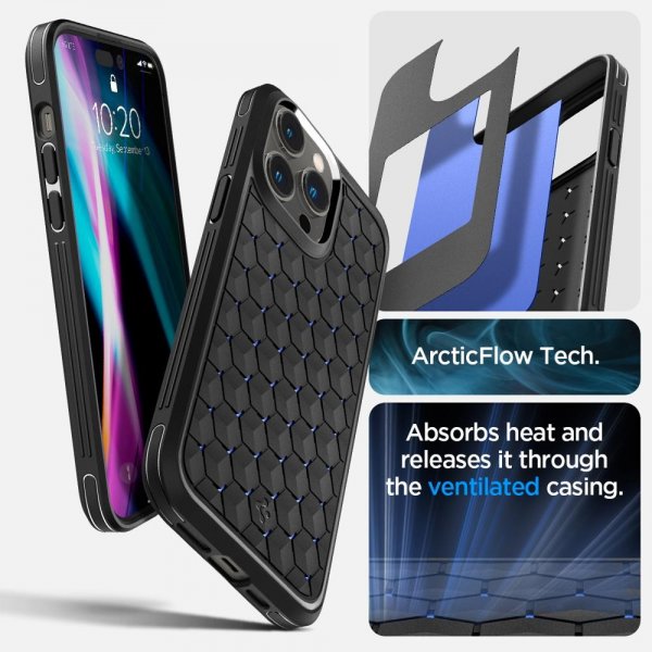 iPhone 14 Pro Max Kuori Cryo Armor Matte Black