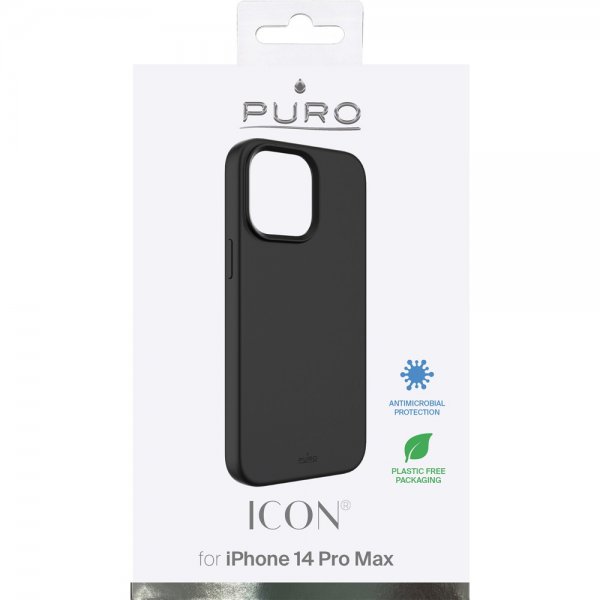 iPhone 14 Pro Max Kuori Icon Musta