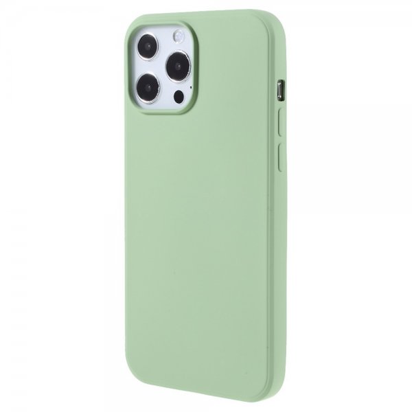 iPhone 14 Pro Max Kuori Liquid Silicone Vaaleanvihreä