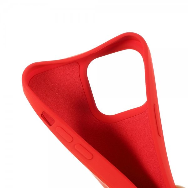 iPhone 14 Pro Max Kuori Liquid Silicone Punainen