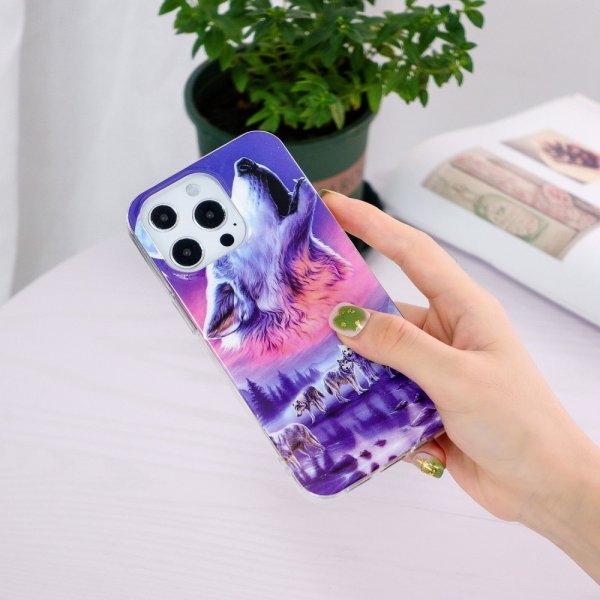 iPhone 14 Pro Max Kuori Aihe Ulvova Susi