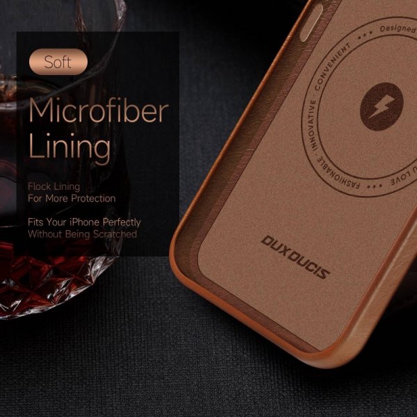 iPhone 14 Pro Max Kuori Naples Series MagSafe Vaaleanruskea