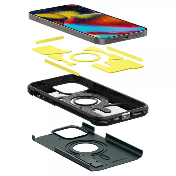 iPhone 14 Pro Max Kuori Tough Armor MagFit Abyss Green